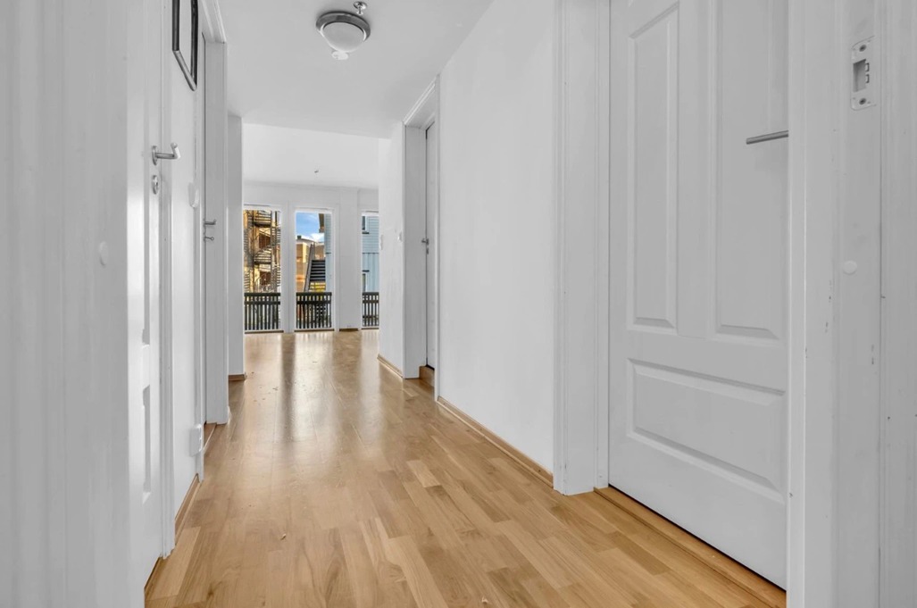 Gangen ble malt i 2023, etter at dette bildet ble tatt.